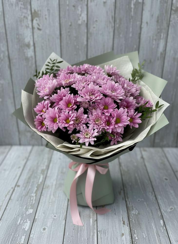 Букет цветов из: Хризантемы в Хвойной