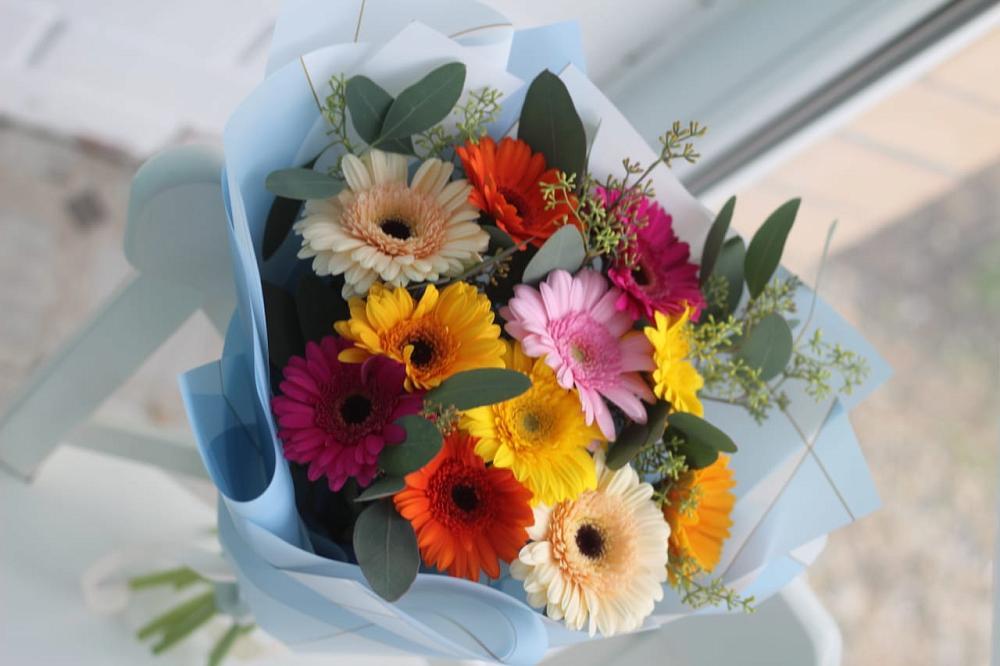 Букет цветов из: Герберы в Хвойной