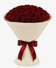 Букет 101 Бордовая роза Блэк Бакарра в Хвойной