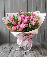 Букет Розовый кустик в Хвойной