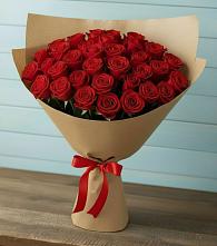 Букет Красные розы Милано в Хвойной