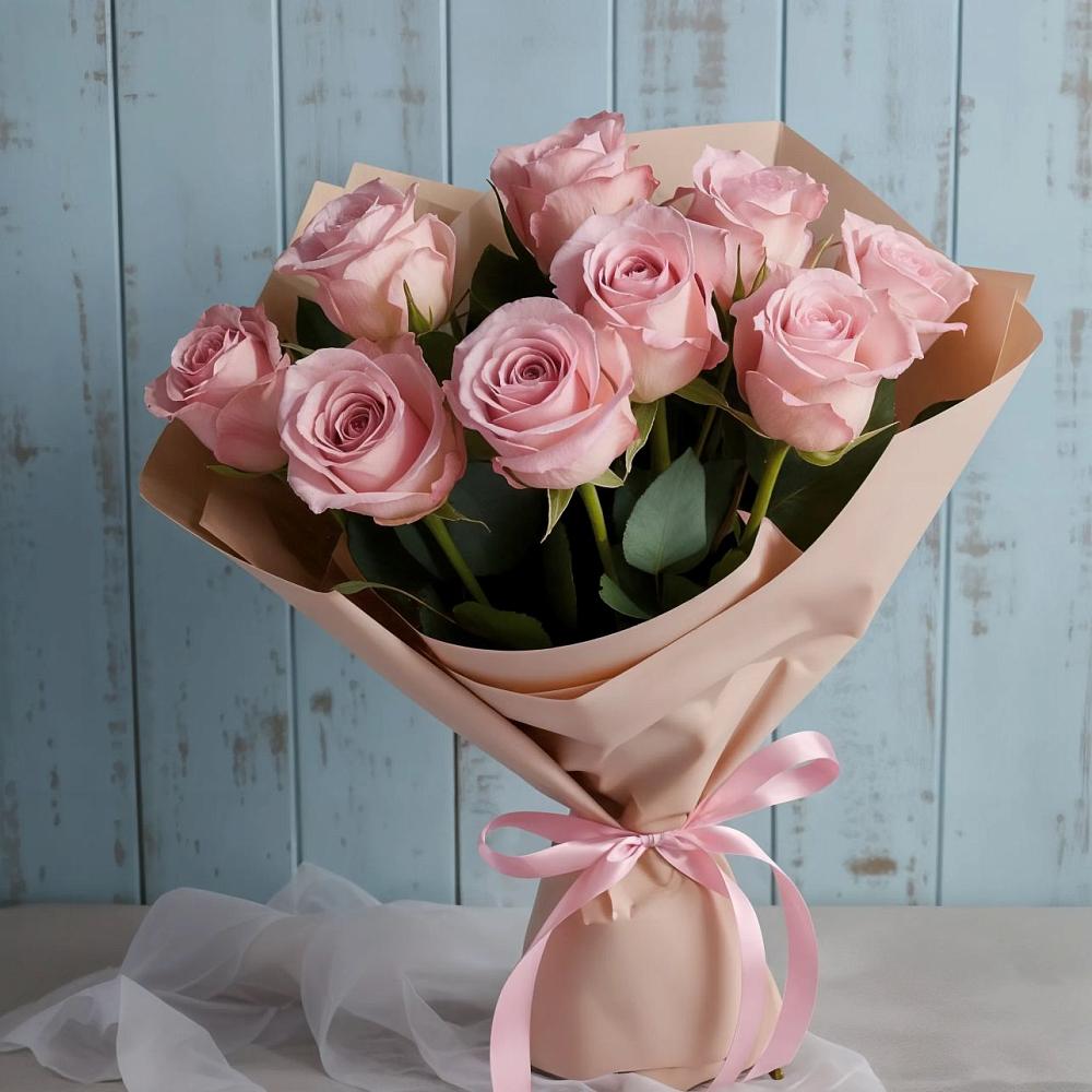 Букет цветов из: Розы в Хвойной