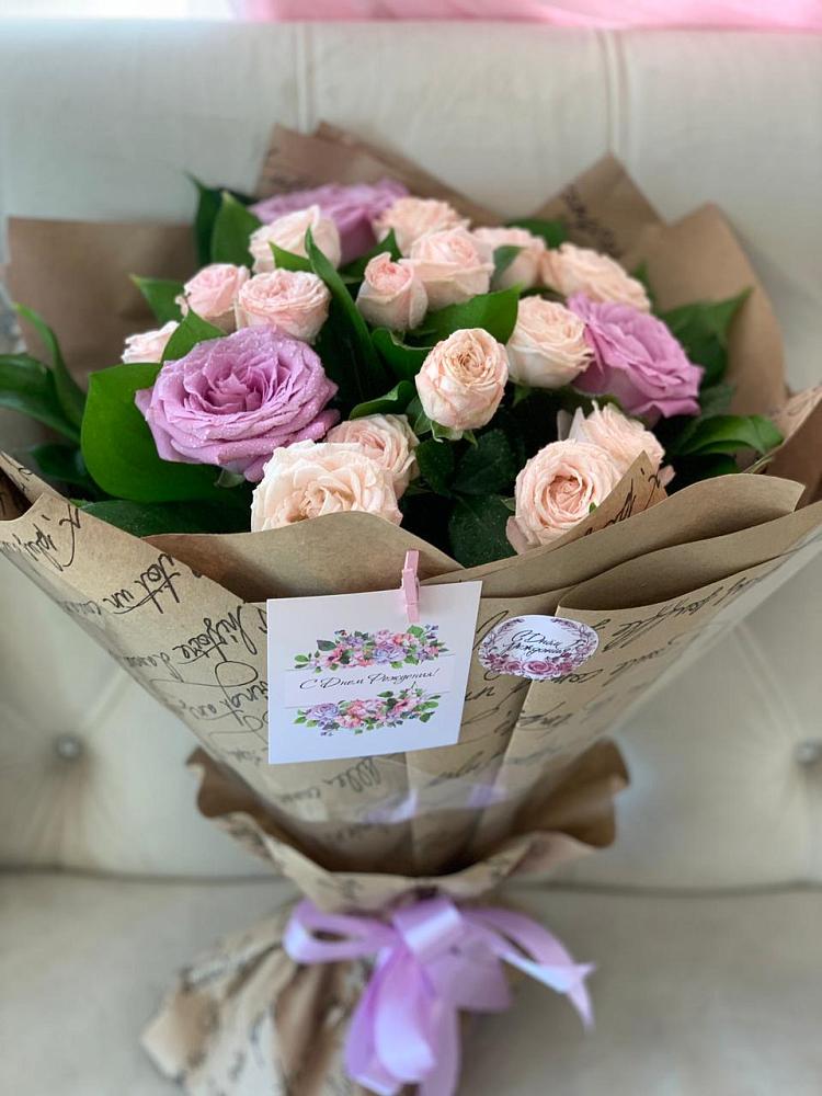 Букет цветов из: Розы в Хвойной