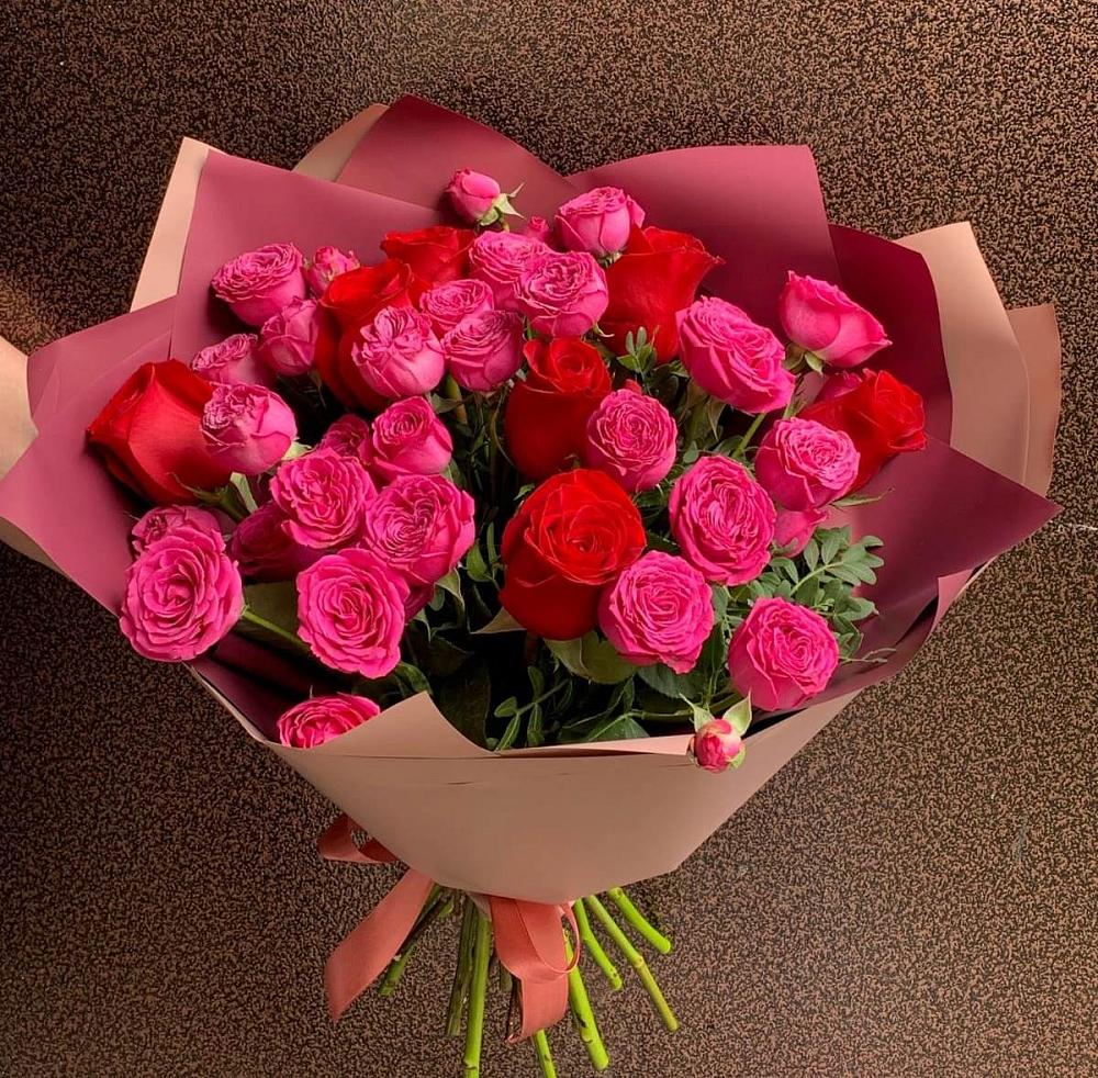 Букет В объятьях нежности в Хвойной