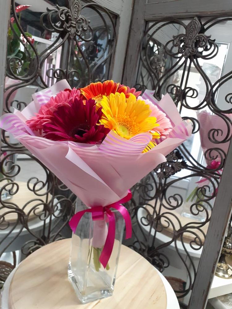 Букет цветов из: Герберы в Хвойной