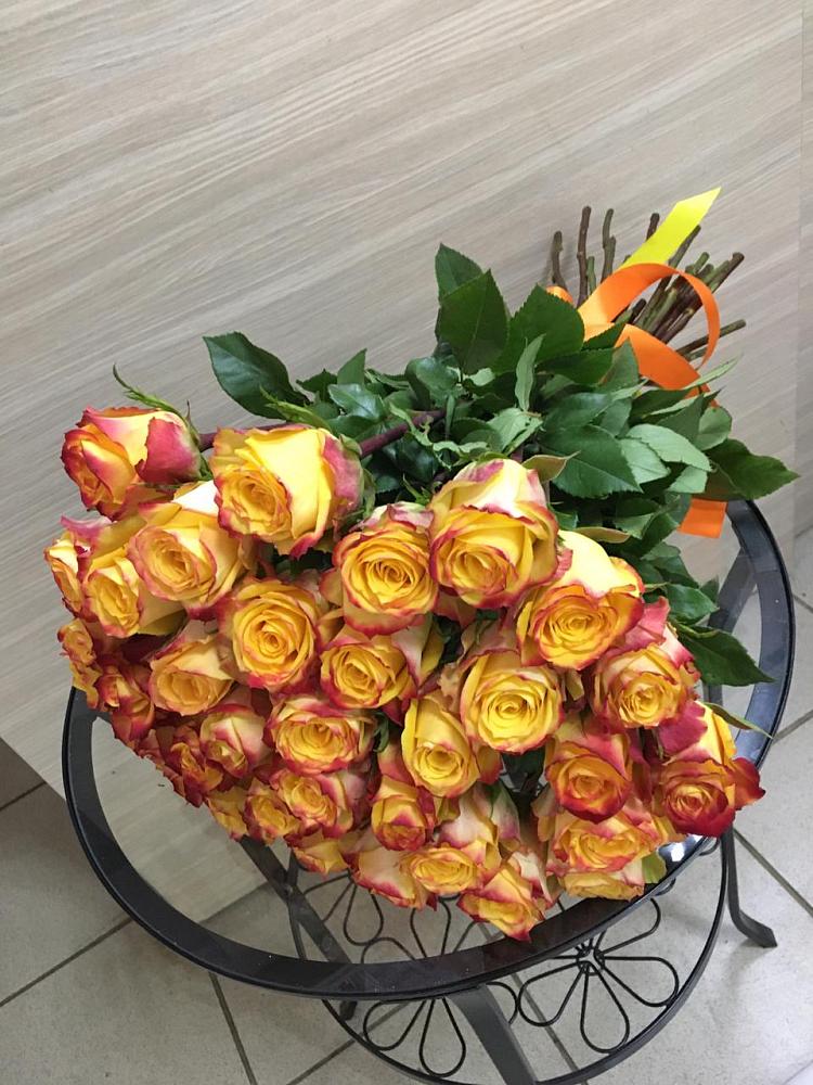 Букет Желтые розы в Хвойной