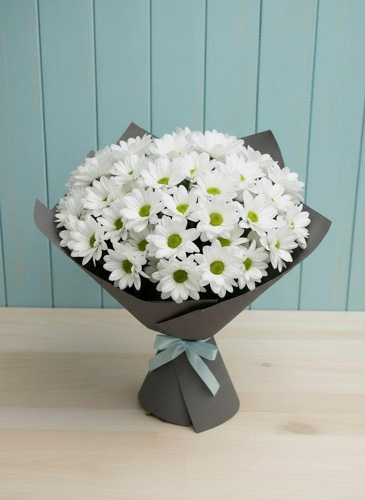 Букет цветов из: Хризантемы в Хвойной