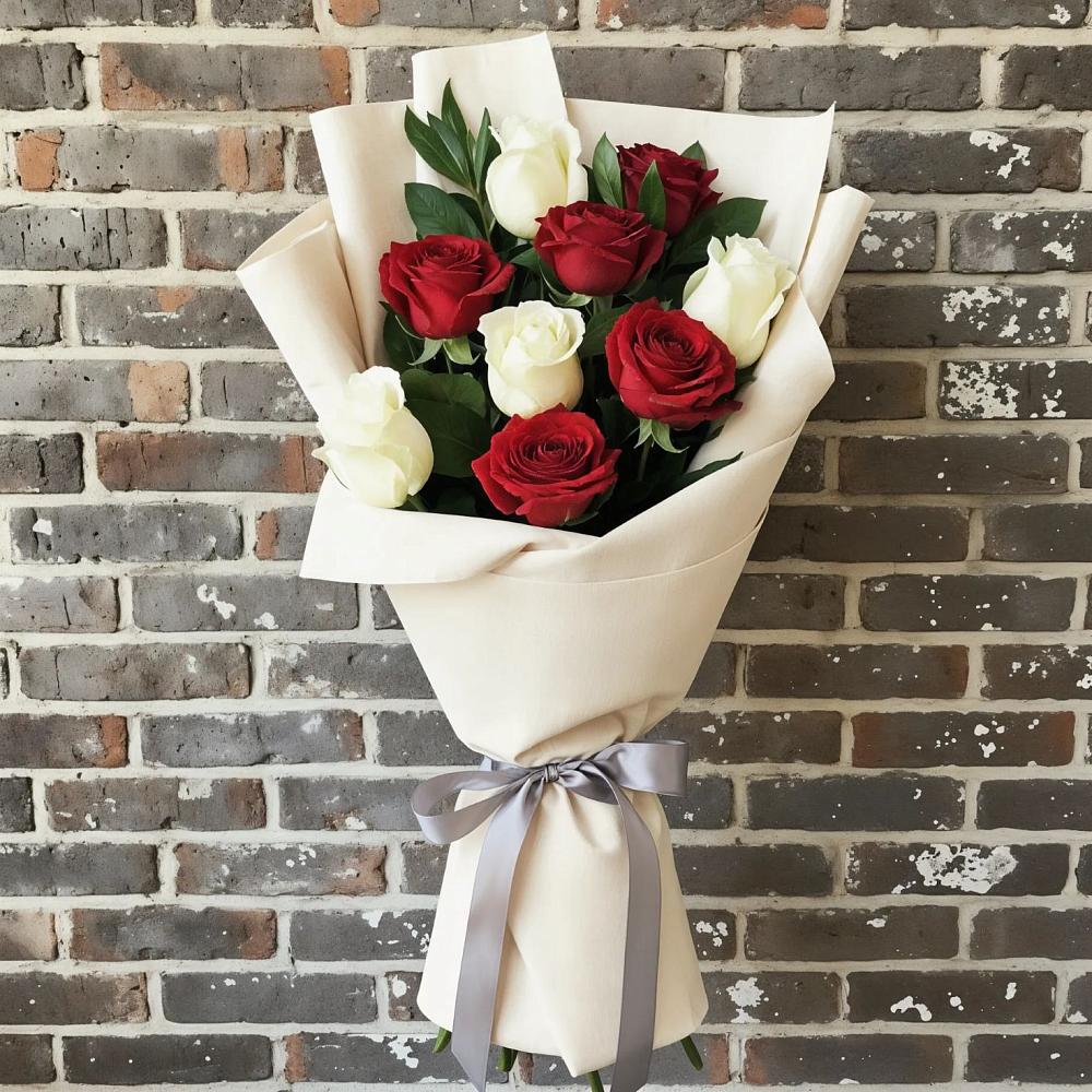 Букет цветов из: Розы в Хвойной