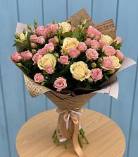 Букет цветов из:  Розы в Хвойной