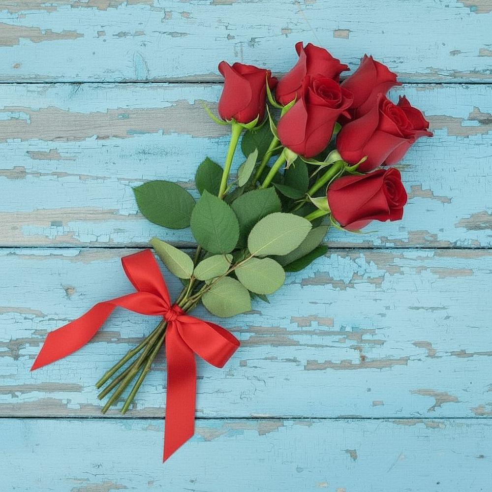 Букет Красные розы в Хвойной