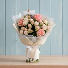 Букет цветов из:  Розы в Хвойной
